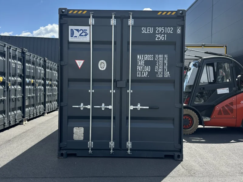 Neuer 20-Fuß High Cube Seecontainer in Grau - Bild 1