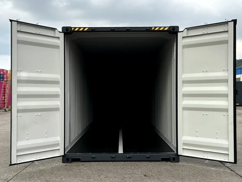 Neuer 45-Fuß High Cube Seecontainer in Grau - Bild 2